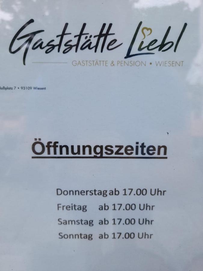 Hotel Gaststaette Liebl Wiesent Exteriér fotografie